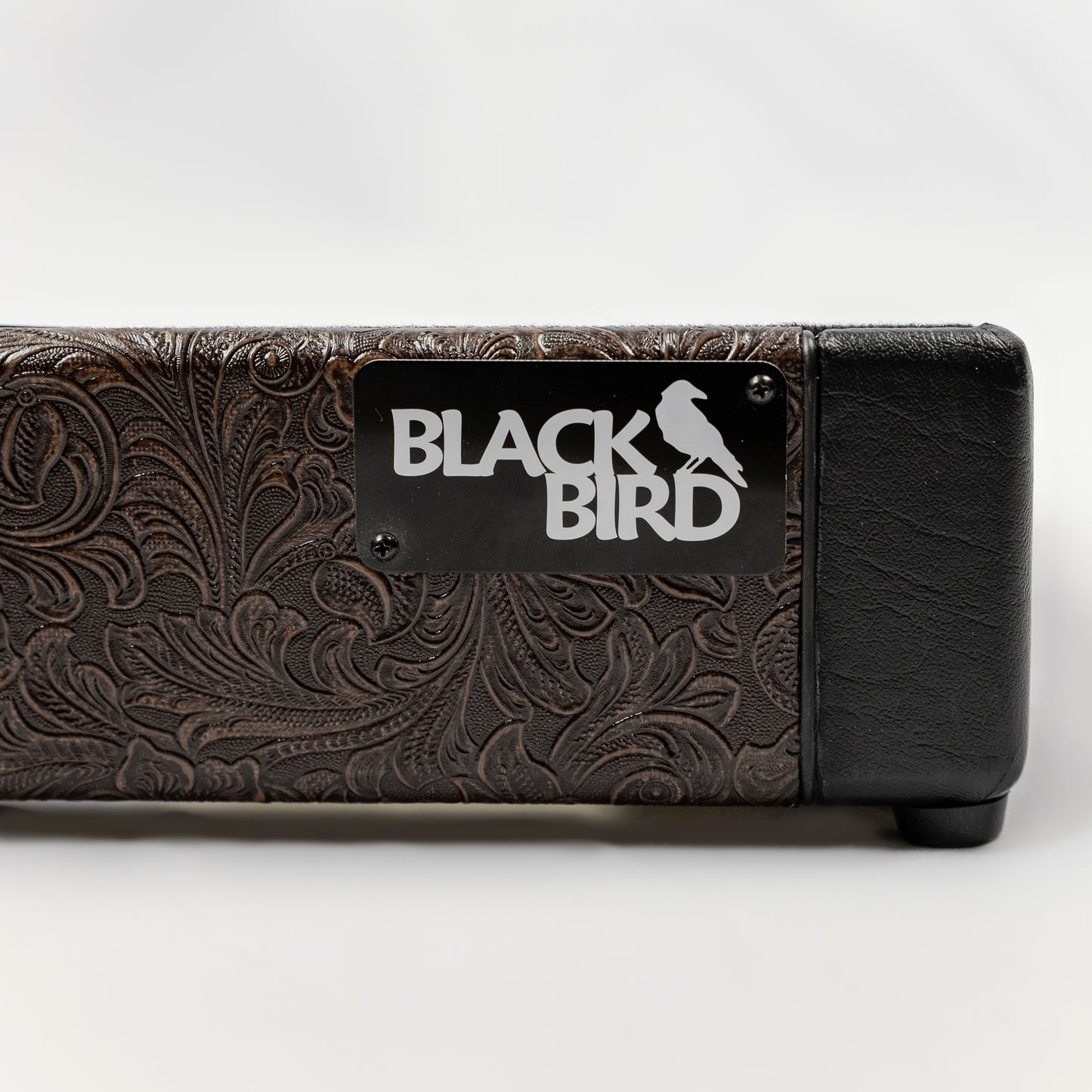 Blackbird 12 x 24 Custom Brown Western/Black Tolex Pedalboard with ATA Case