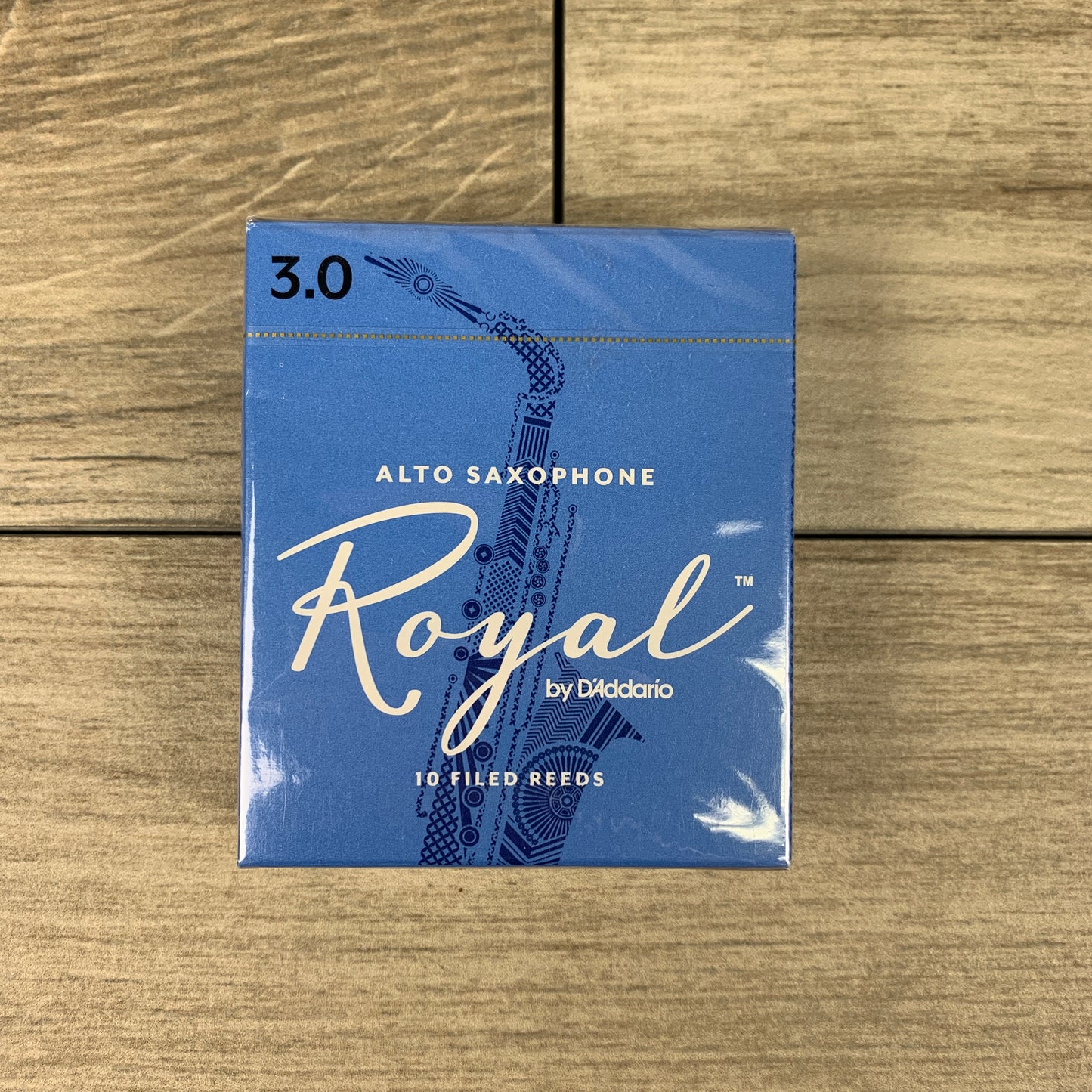 Royal by D'Addario Alto Sax Reeds, Strength 3.0 (Box of 10)