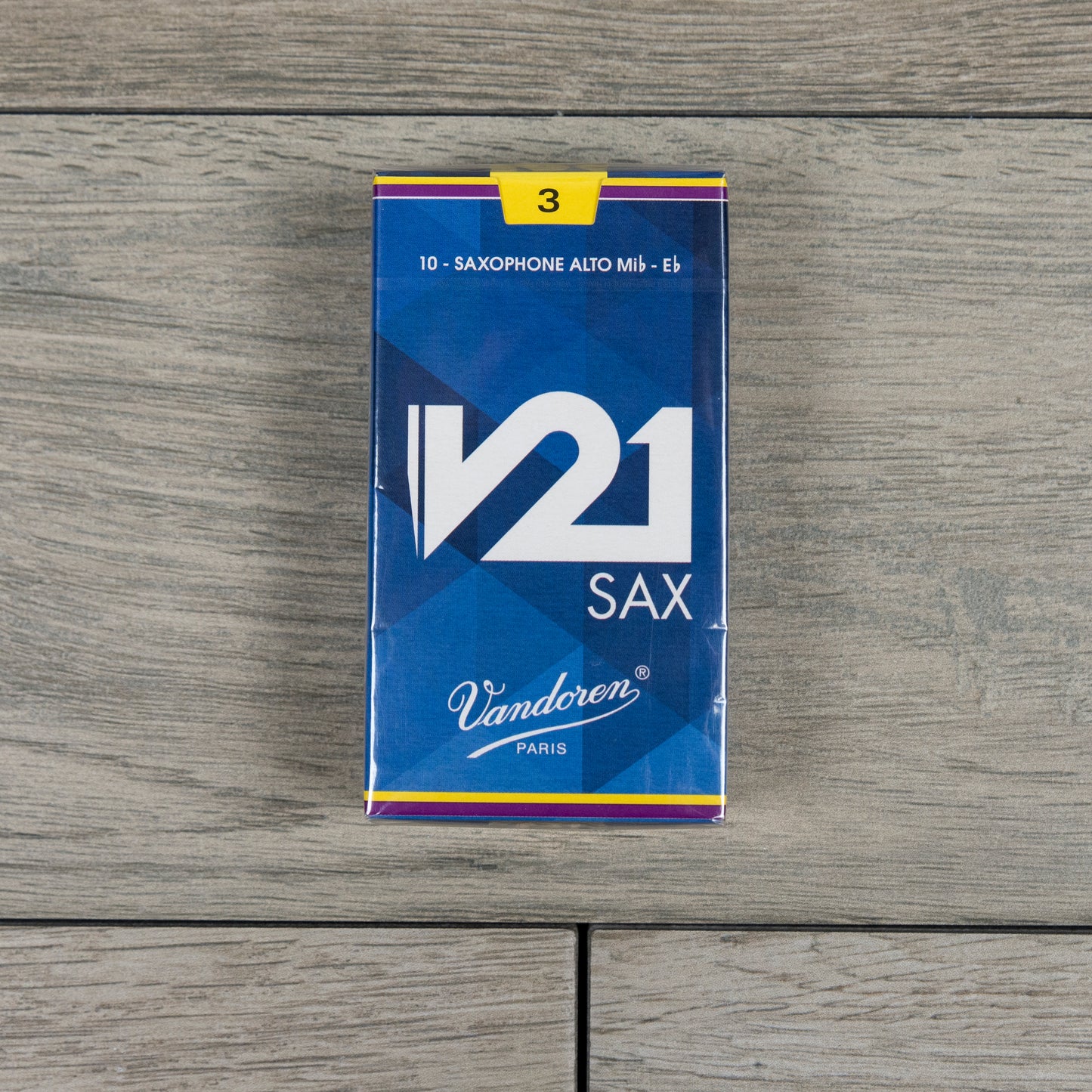 Vandoren V21 Alto Sax Reeds Strength 3 (Box of 10)