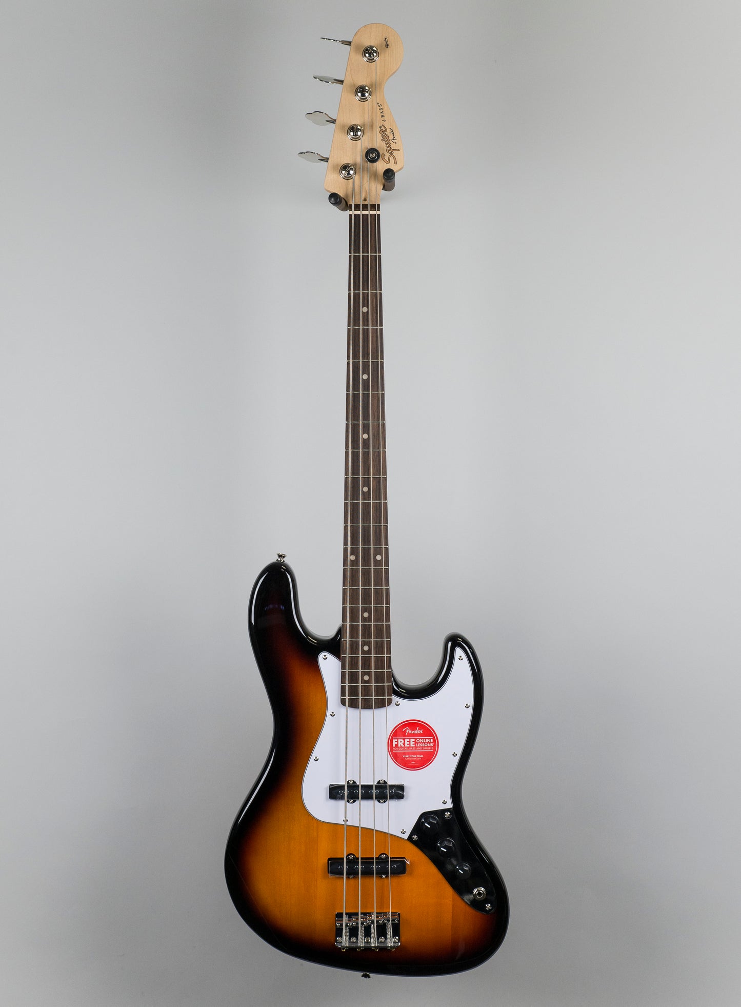 Squier Affinity Series Jazz Bass Guitar in Brown Sunburst