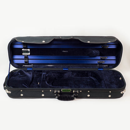 Howard Core CC500 4/4 Violin Case, Black with Blue Interior