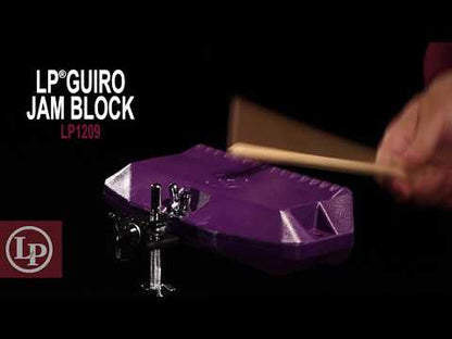 Latin Percussion LP1209 Guiro Jam Block, Low Pitch, Purple