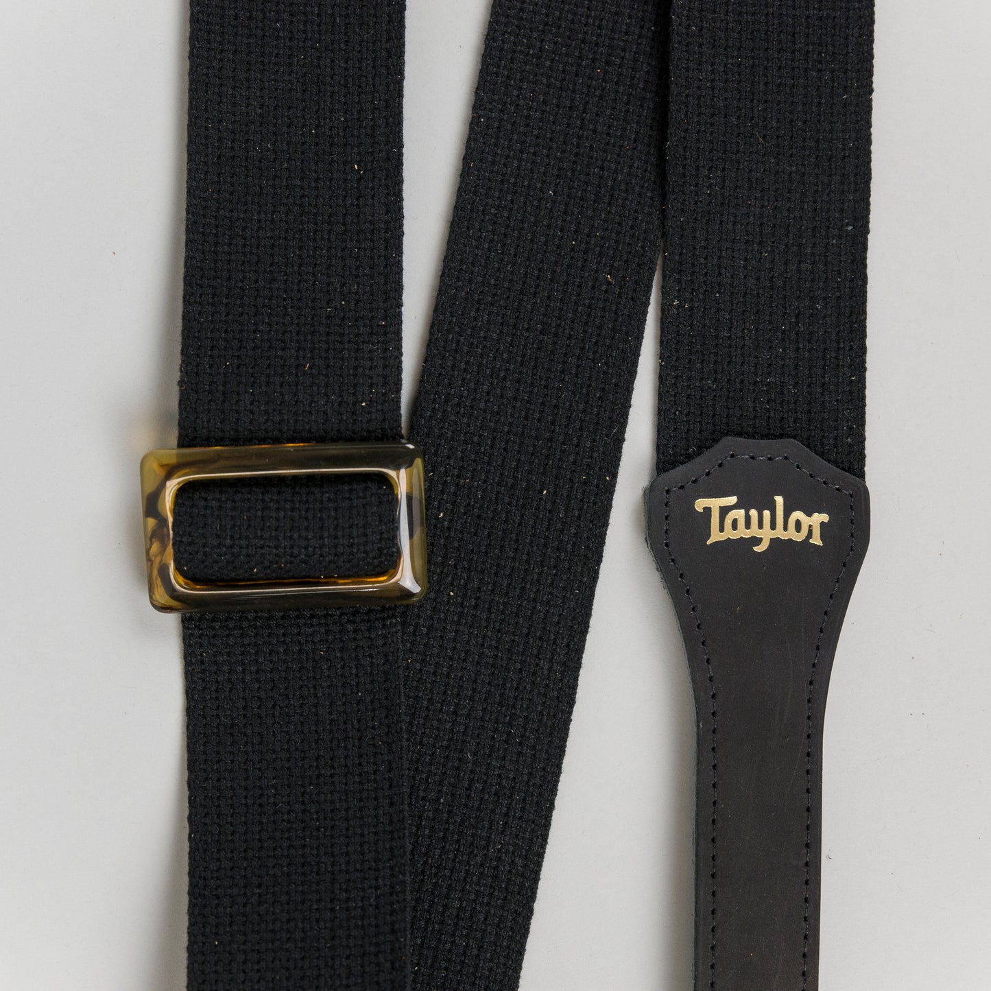Taylor GS Mini Series Black Cotton Guitar Strap, 2"