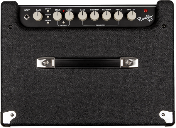 Fender Rumble 40 (V3), 120V, Bass Amp Black/Silver