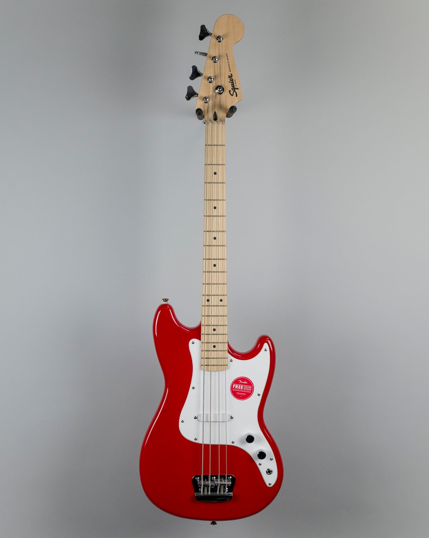 Squier Affinity Series Bronco Bass Guitar in Torino Red