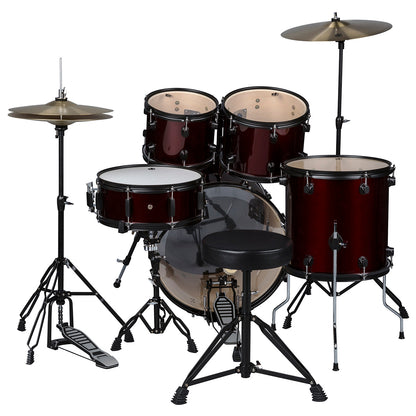 ddrum D120 5-Piece Drum Set with Cymbals, in Blood Red