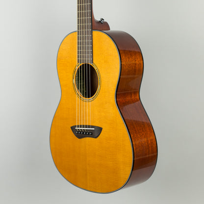 Yamaha CSF-TA TransAcoustic Parlor Guitar in Vintage Natural