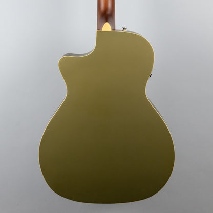 Fender Newporter Player Acoustic/Electric Guitar in Olive Satin