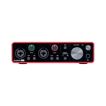 Focusrite Scarlett 2i2 Studio 3rd Gen USB Audio Interface Bundle