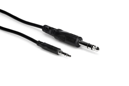 Hosa 3ft Stereo Interconnect 3.5 mm TRS to 1/4 in TRS