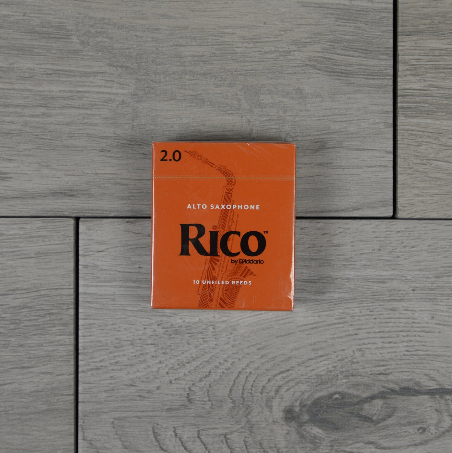 Rico by D'Addario Alto Saxophone Reeds, Strength 2 (Box of 10)