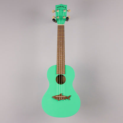 Kala Makala Concert Shark Ukulele, Surf Green