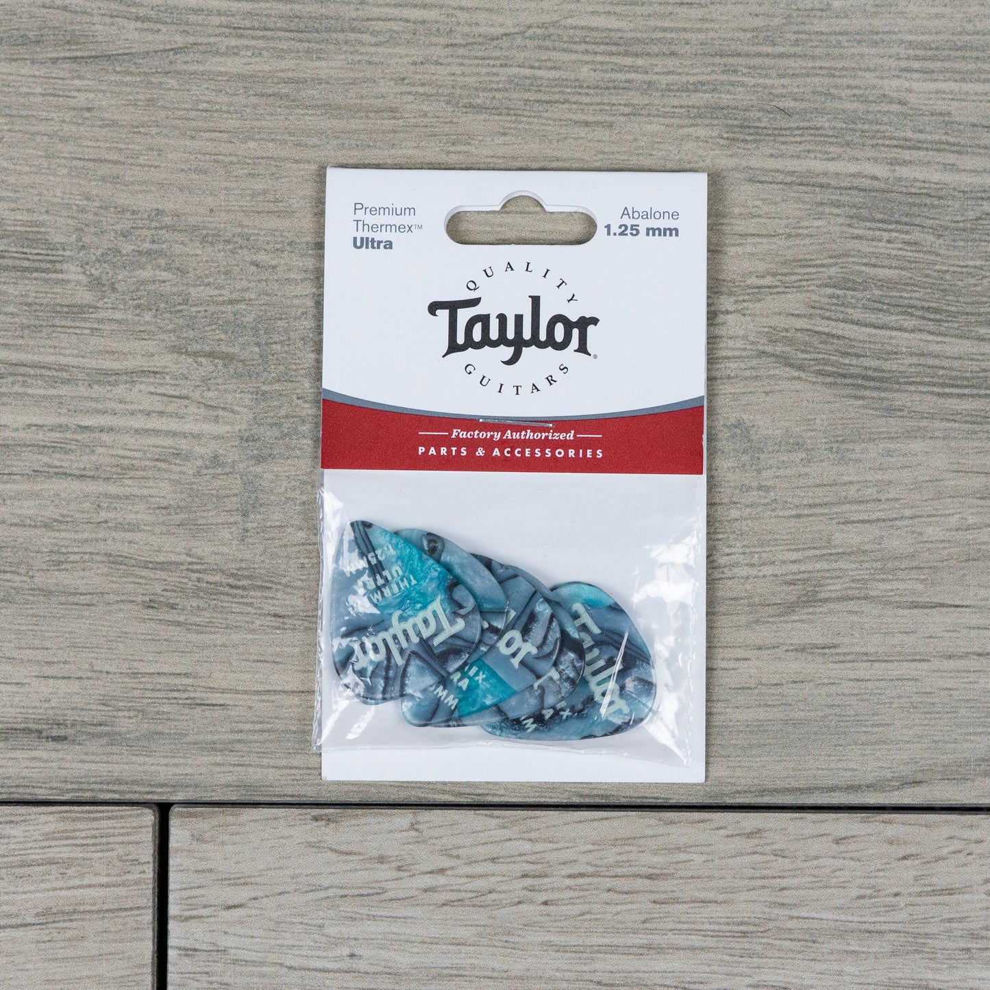 Taylor Premium 351 Thermex Ultra Picks, Abalone, 6-Pack, 1.25 mm