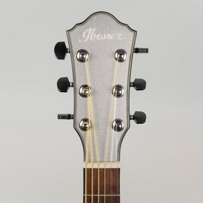 Ibanez AEWC10-SM Acoustic Guitar in Silver Metallic High Gloss