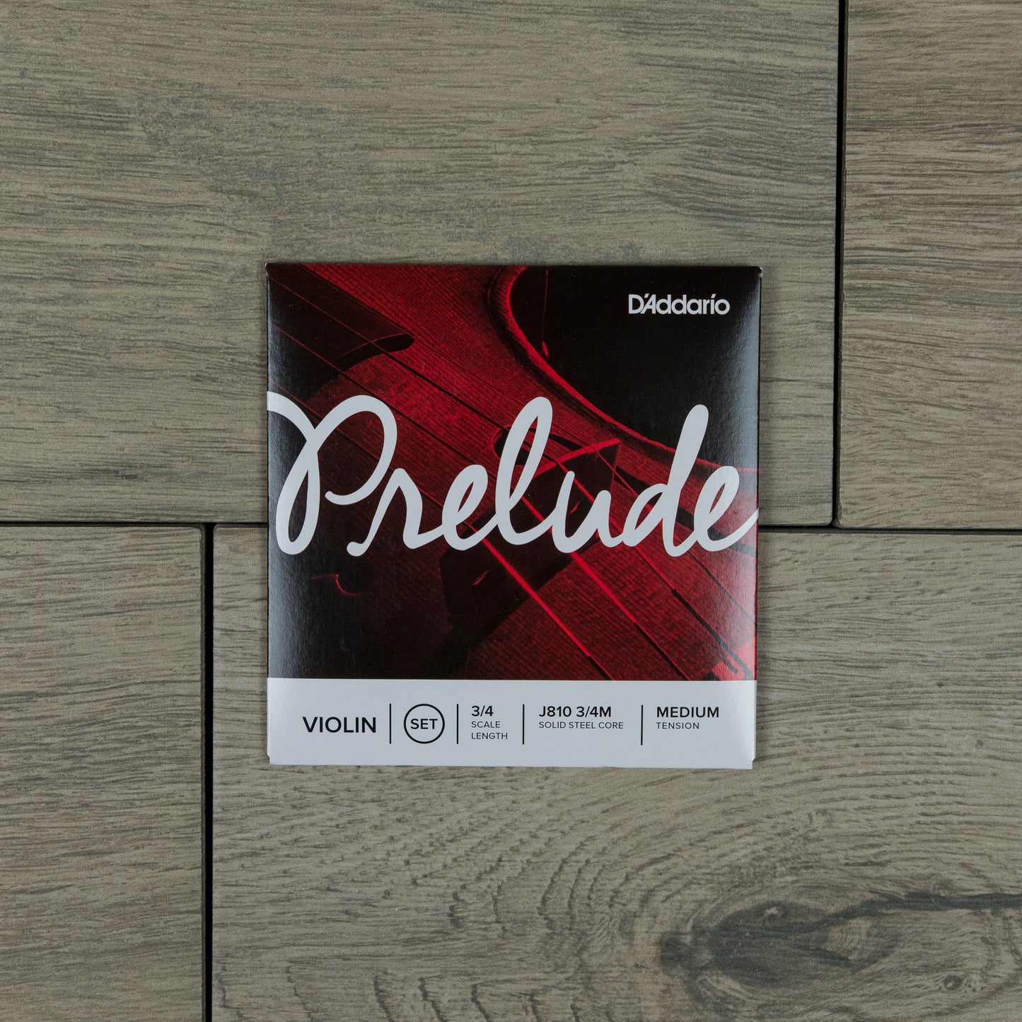 D'Addario J810 3/4M Prelude Violin Strings 3/4 Scale Length