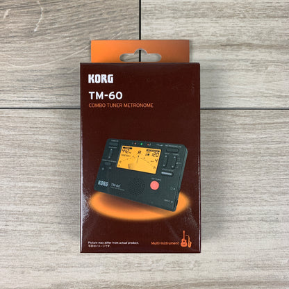 Korg TM-60 Combo Tuner/Metronome, Black