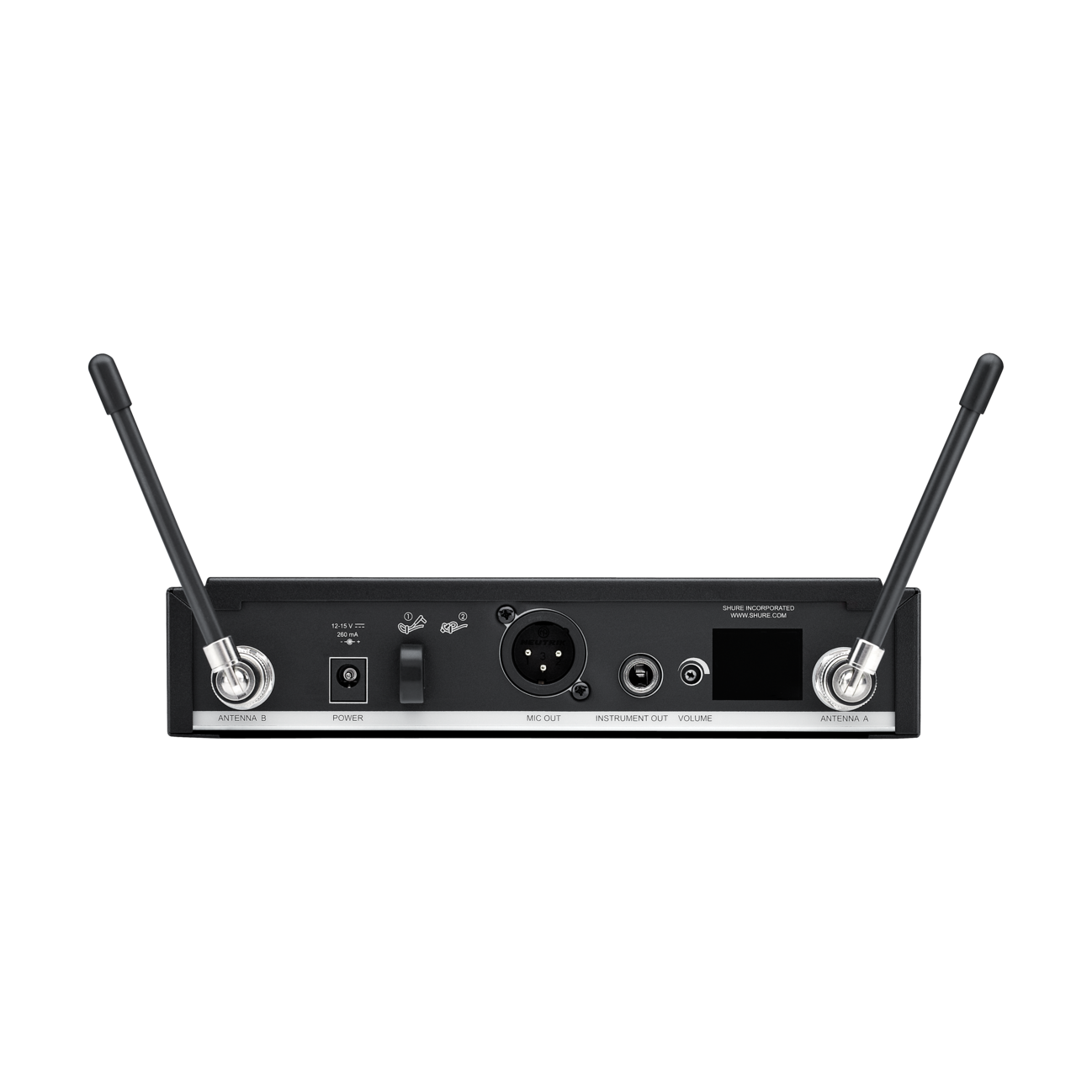 Shure BLX24R/SM58 Wireless Rack-Mount Vocal System with SM58, H9 Frequency 512MHz-542MHz