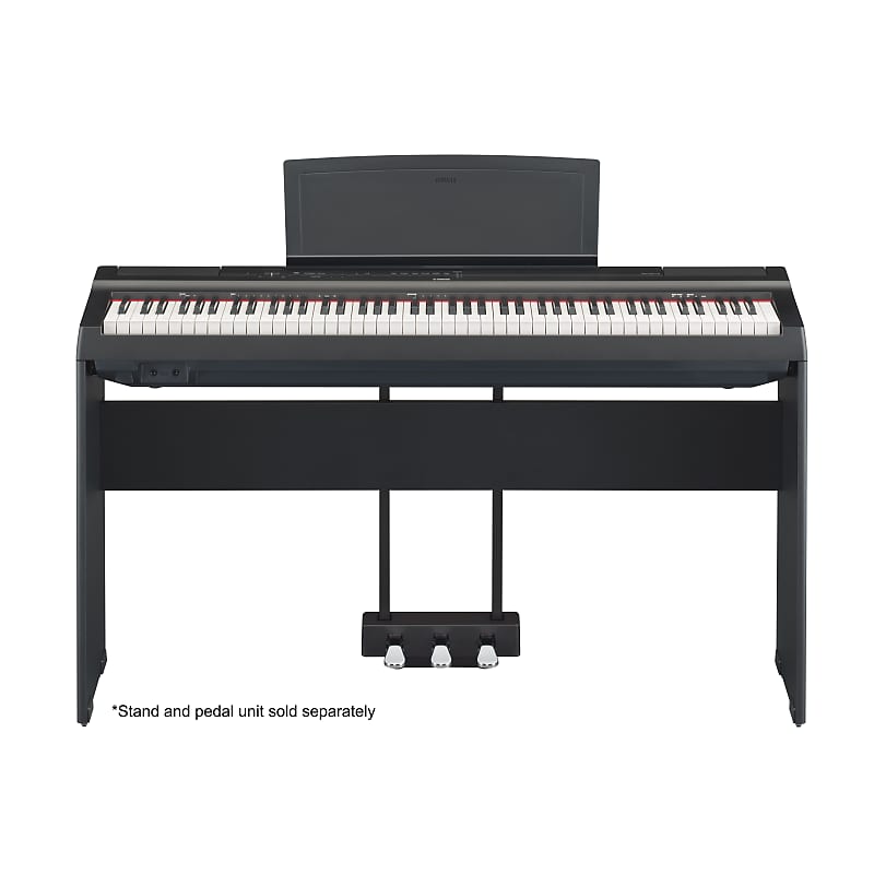 Yamaha P-125 88-Key Digital Piano w/Power Supply & Sustain Pedal (Stand Sold Separately)