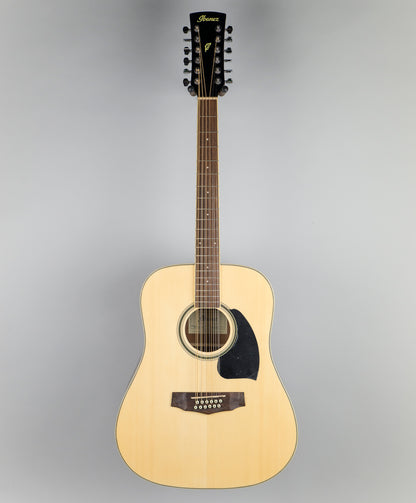 Ibanez Performance 12-String Acoustic Guitar in Natural High Gloss