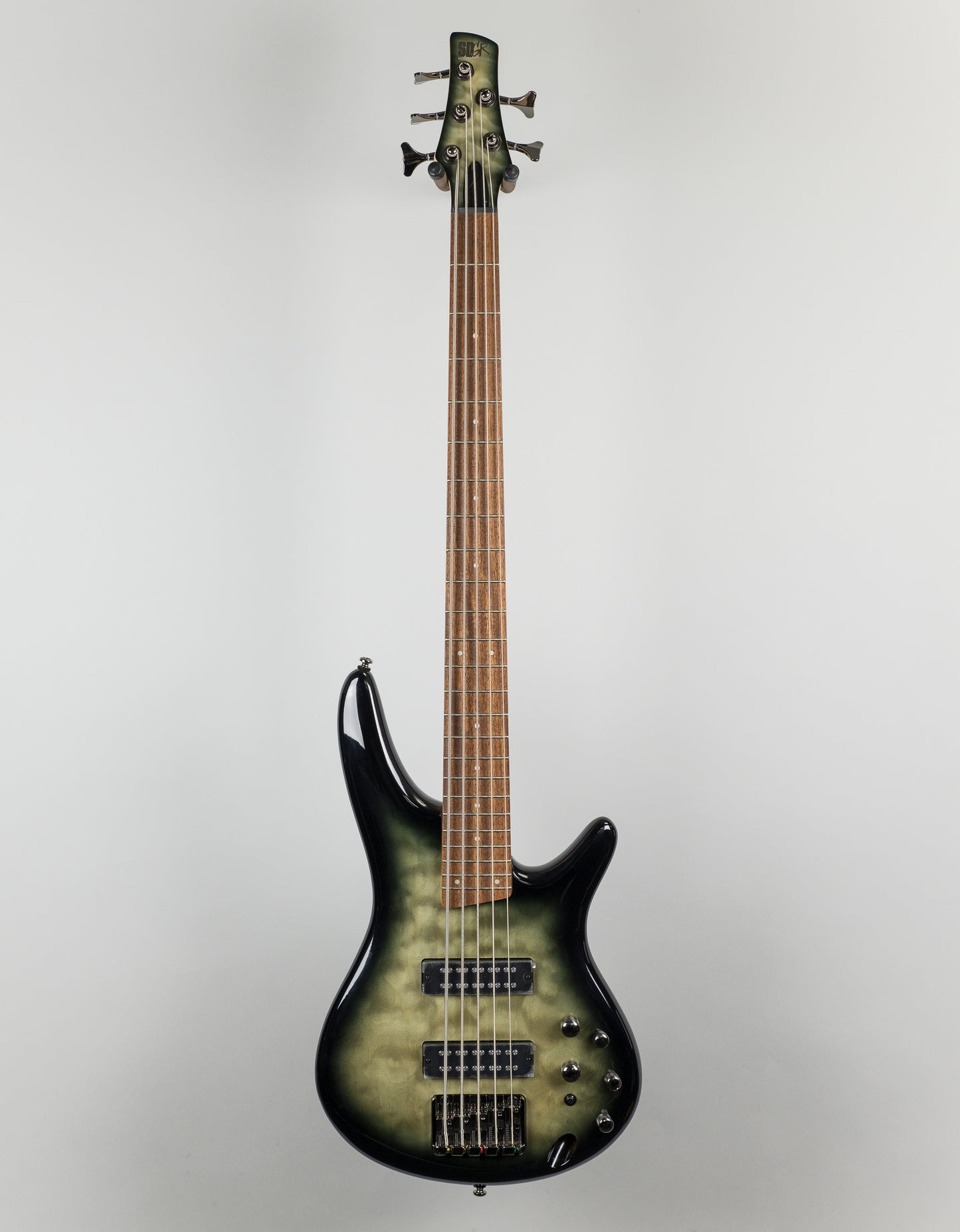 Ibanez SR405EQM-SKG 5-String Bass Guitar in Surreal Black Burst Gloss