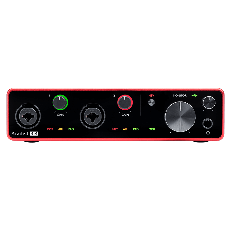 Focusrite Scarlett 4i4 3rd Gen USB Audio Interface