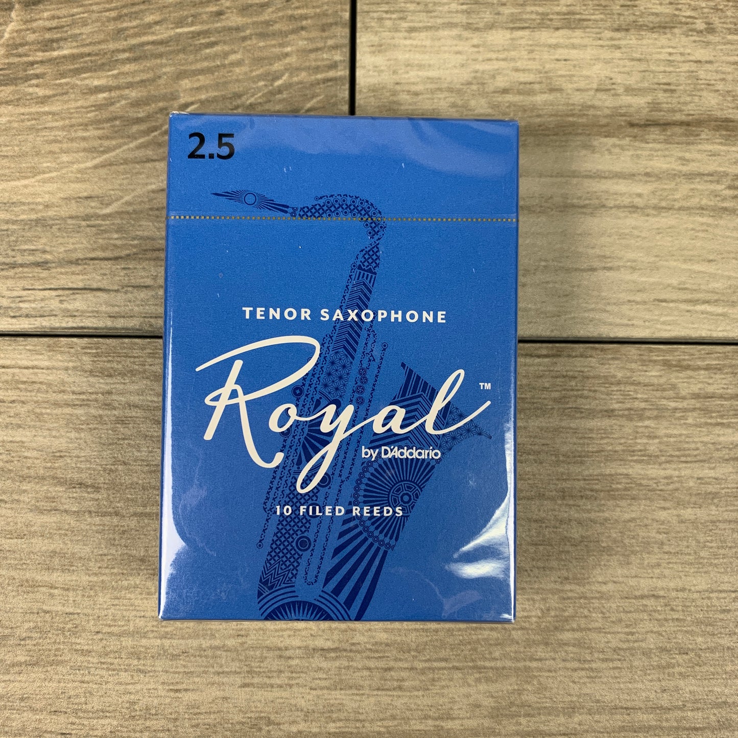 Royal by D'Addario Tenor Sax Reeds, Strength 2.5 (Box of 10)