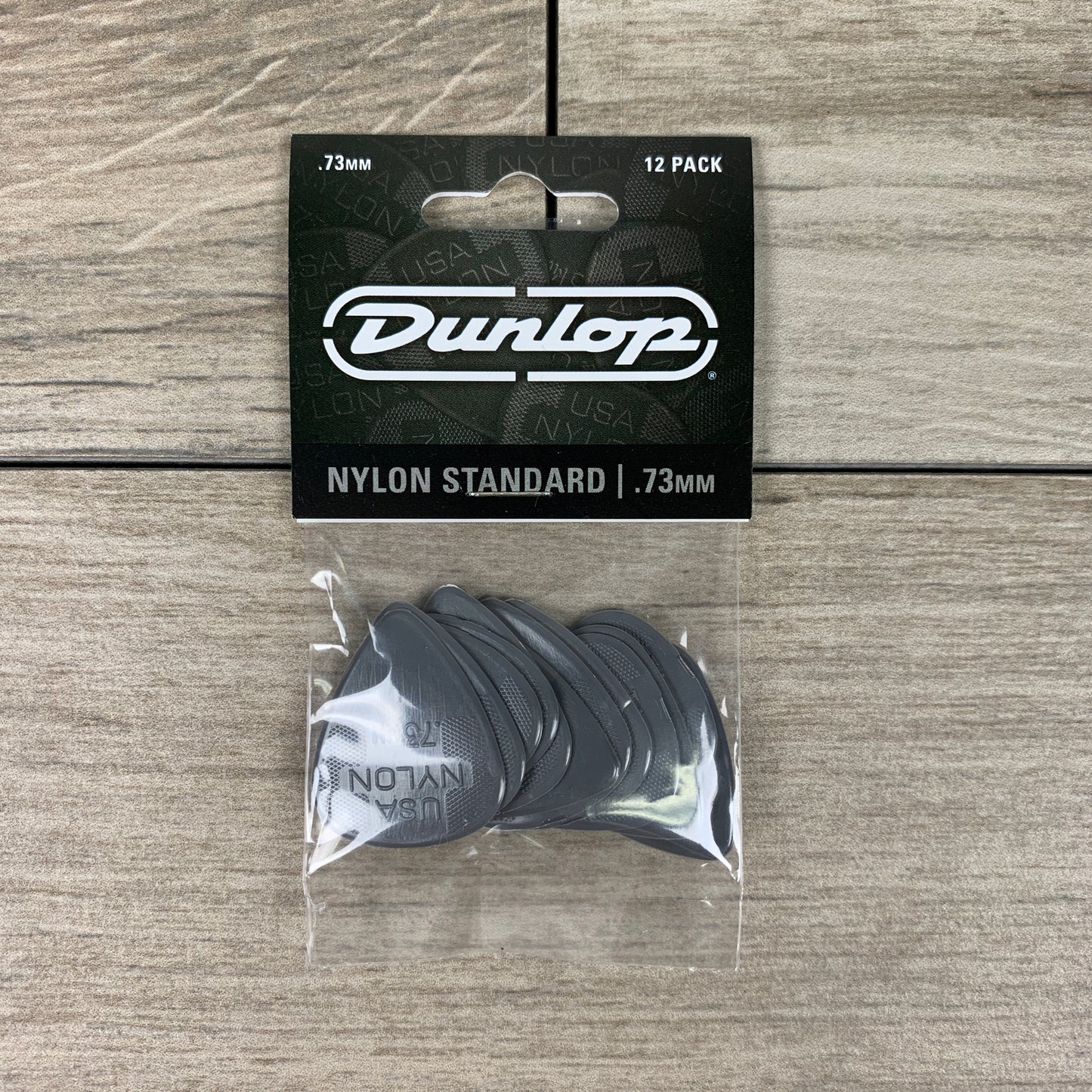 Dunlop Nylon Standard Picks, 12-Pack, 0.73mm