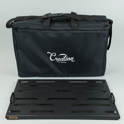 Creation Music Company Aero Series 24x16 Pedalboard Matte Black with Soft Case