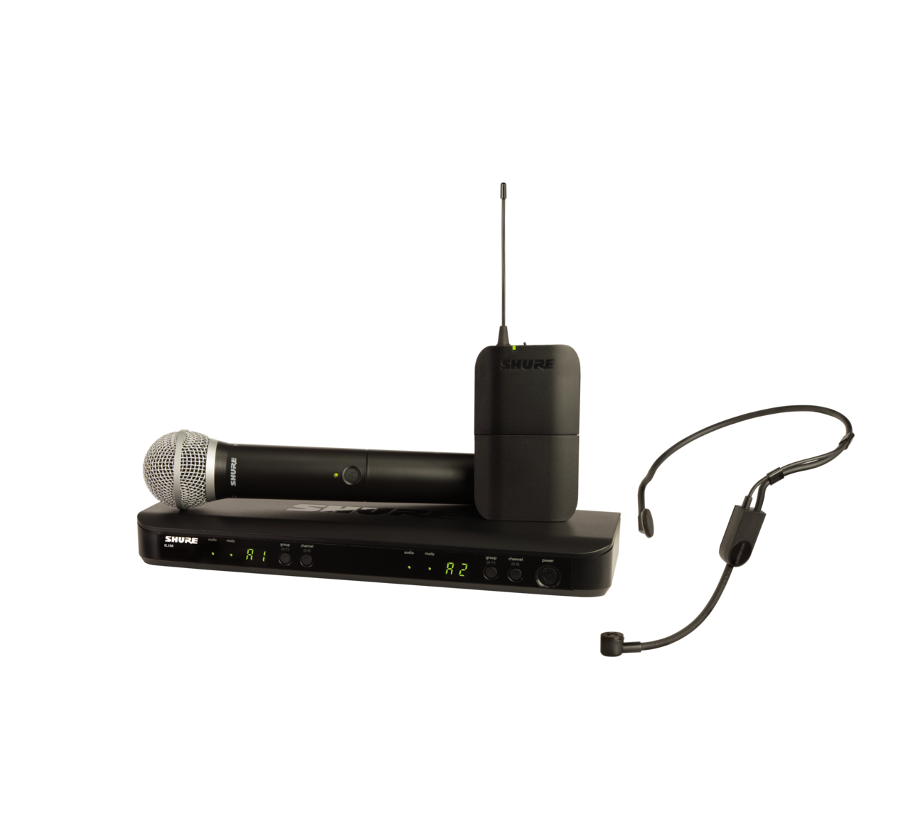 Shure BLX1288/PGA31 Wireless Combo System with PG58 Handheld and PGA31 Headset, H9 512MHz-542MHz