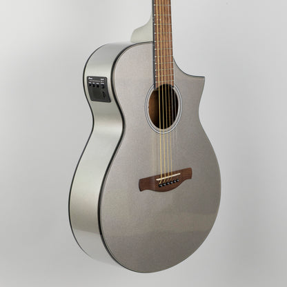 Ibanez AEWC10-SM Acoustic Guitar in Silver Metallic High Gloss
