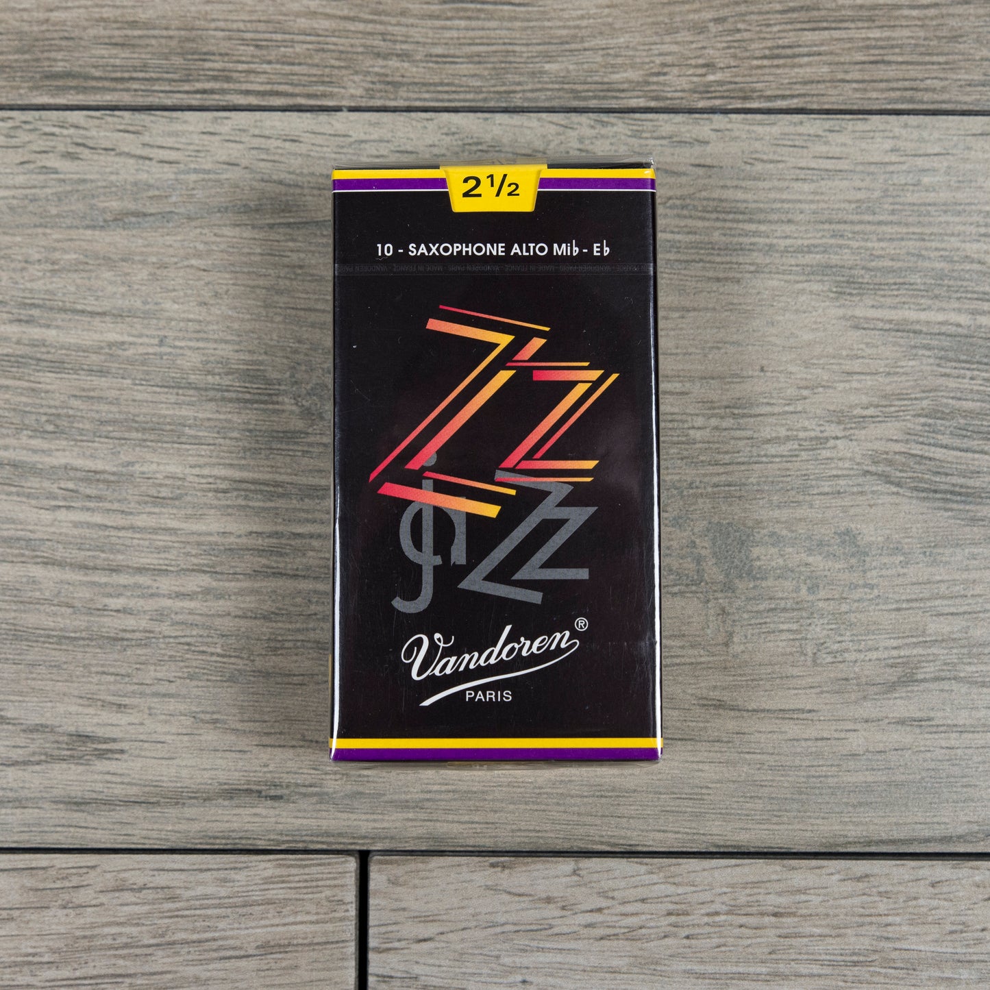 Vandoren ZZ Alto Sax Reeds Strength 2.5 (Box of 10)