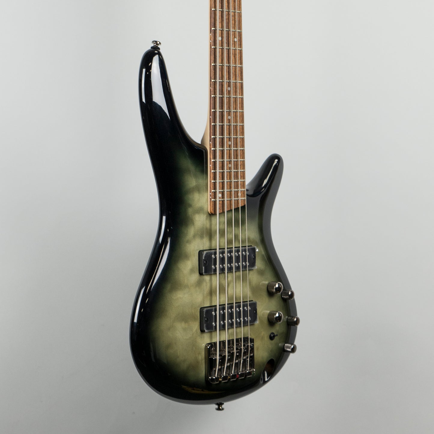 Ibanez SR405EQM-SKG 5-String Bass Guitar in Surreal Black Burst Gloss