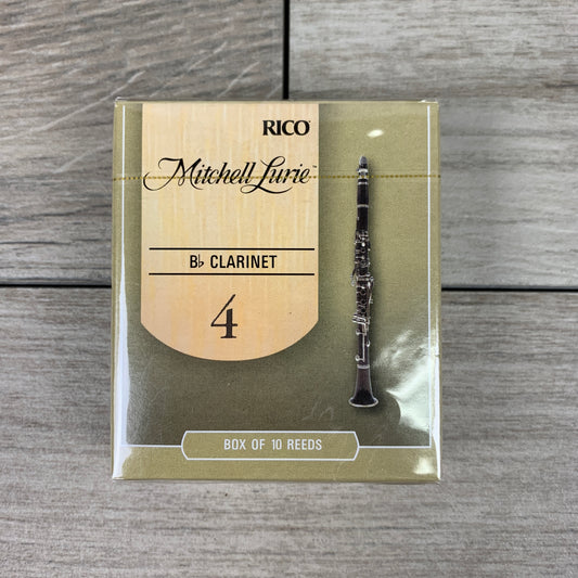 Mitchell Lurie Bb Clarinet Reeds, Strength 4.0 (Box of 10)