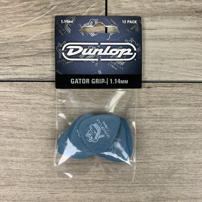 Dunlop Gator Grip Picks, 12-Pack, 1.14mm