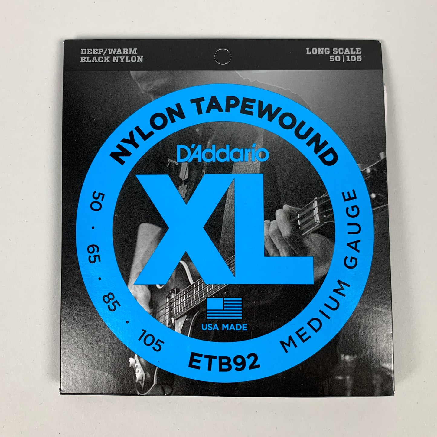 D'Addario ETB92 Tapewound Bass, Medium, 50-105, Long Scale