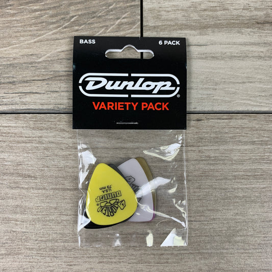 Dunlop Bass Picks Variety Pack, 6-Pack