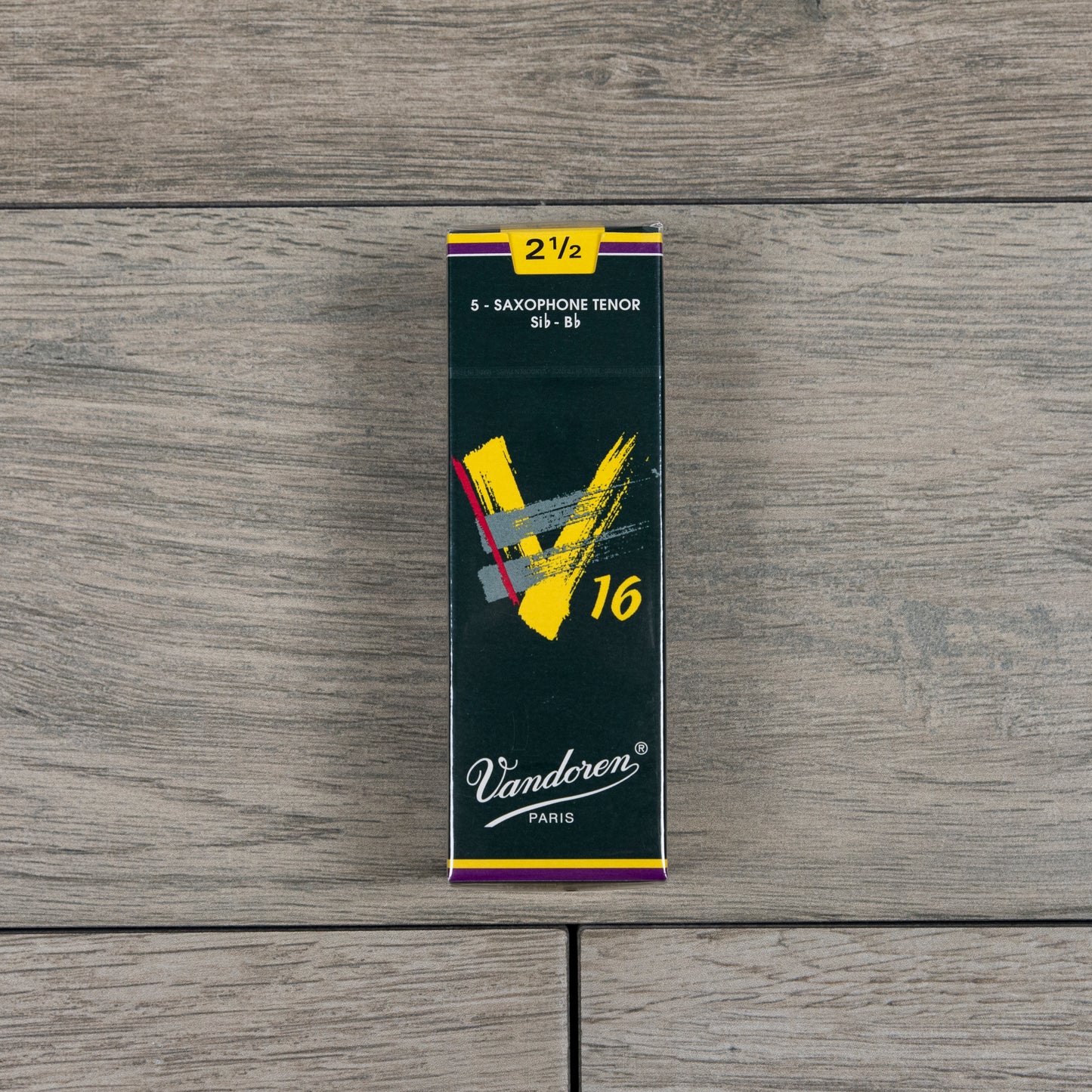 Vandoren V16 Tenor Sax Reeds Strength 2.5 (Box of 5)