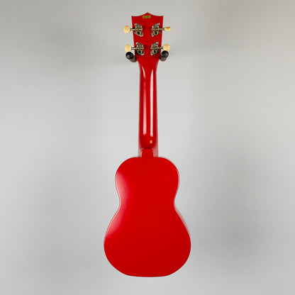 Kala Makala Soprano Shark Ukulele, Red