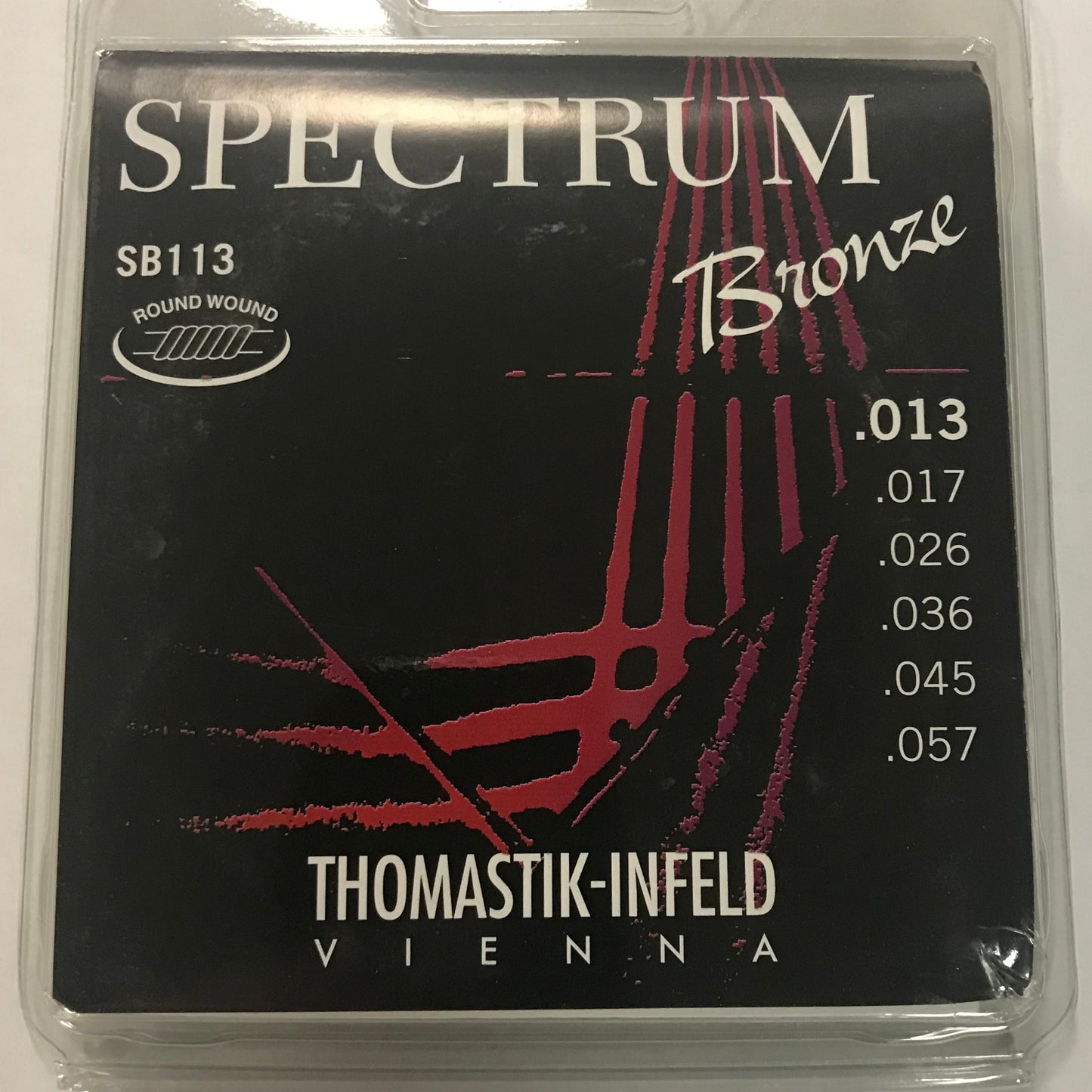 Thomastik Spectrum Bronze Acoustic Guitar Strings, Medium, 13-57