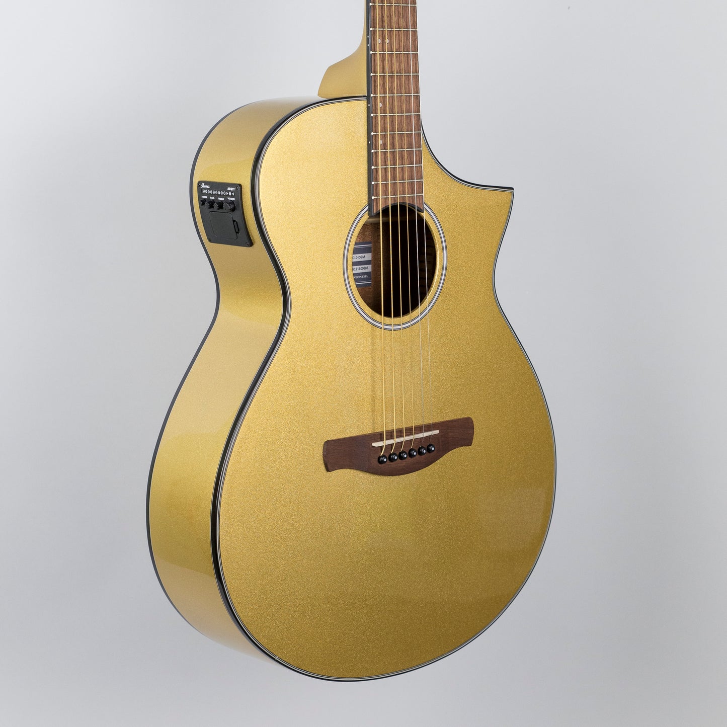 Ibanez AEWC10-DGM Acoustic Guitar in Dark Gold Metallic High Gloss