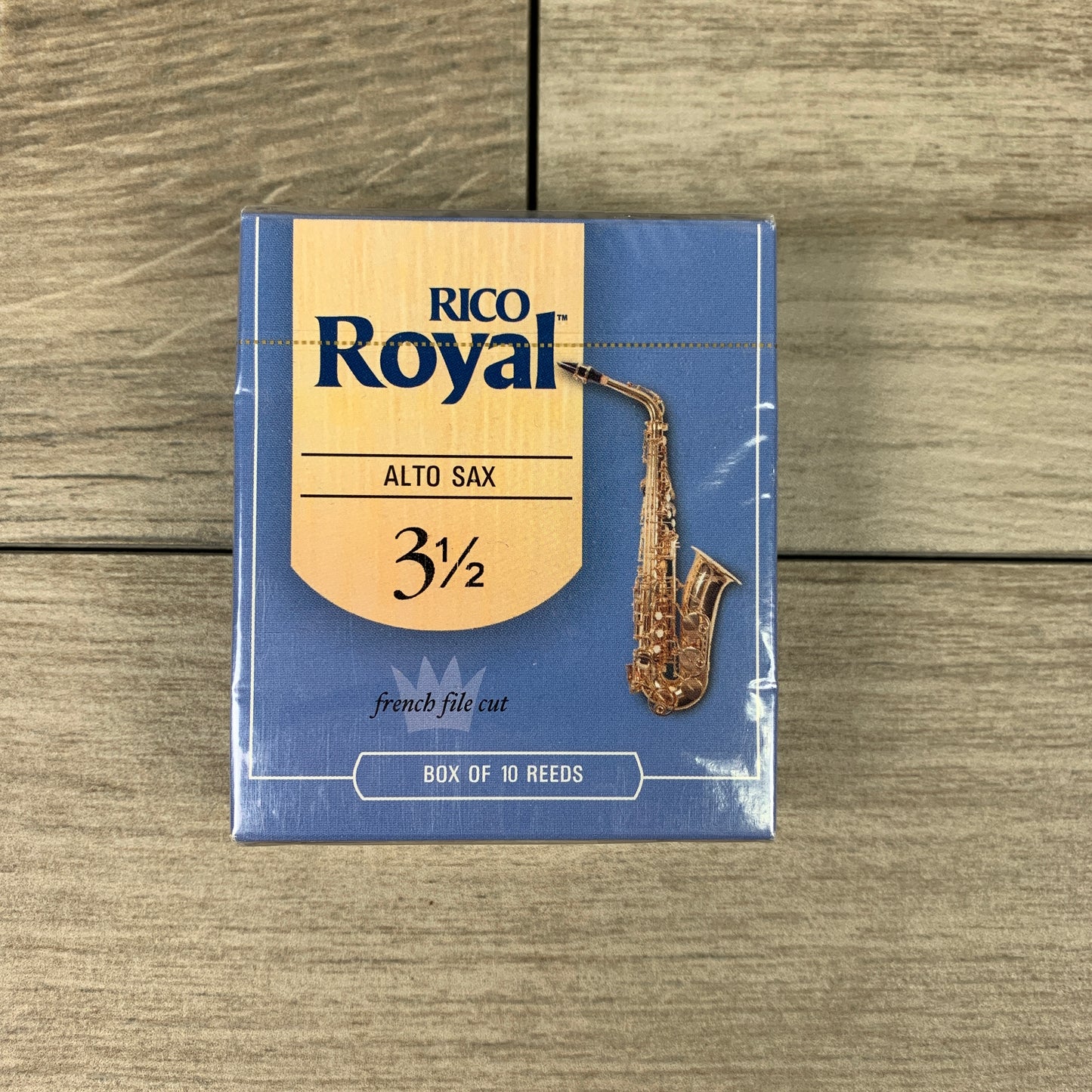 Royal by D'Addario Alto Sax Reeds, Strength 3.5 (Box of 10)