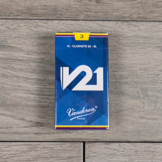 Vandoren V21 Bb Clarinet Reeds Strength 3 (Box of 10)