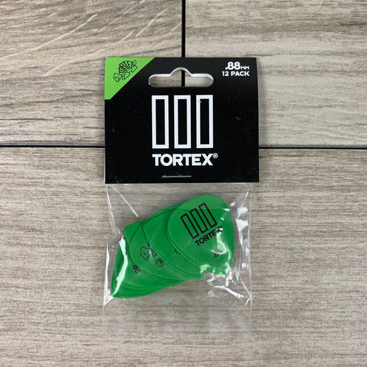 Dunlop Tortex III Picks, 12-Pack, 0.88mm