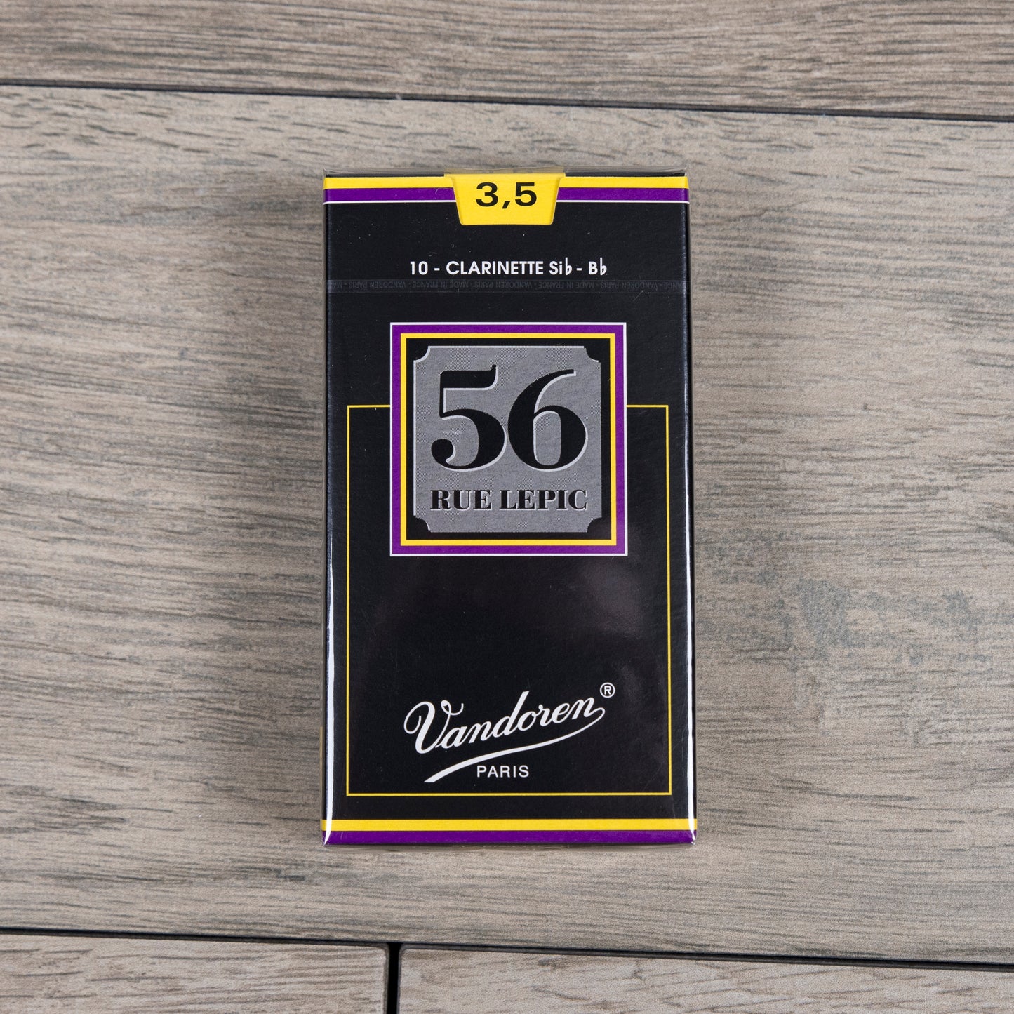 Vandoren 56 rue Lepic Bb Clarinet Reeds Strength 3.5 (Box of 10)