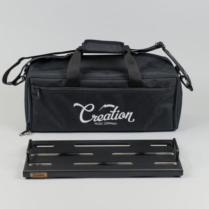 Creation Music Company Aero Series 17x7 Pedalboard Matte Black with Soft Case