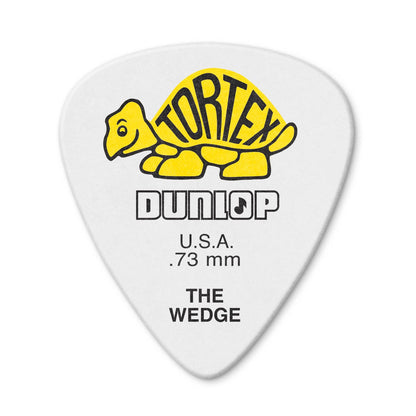 Dunlop Tortex Wedge Picks, 12-Pack, .73mm