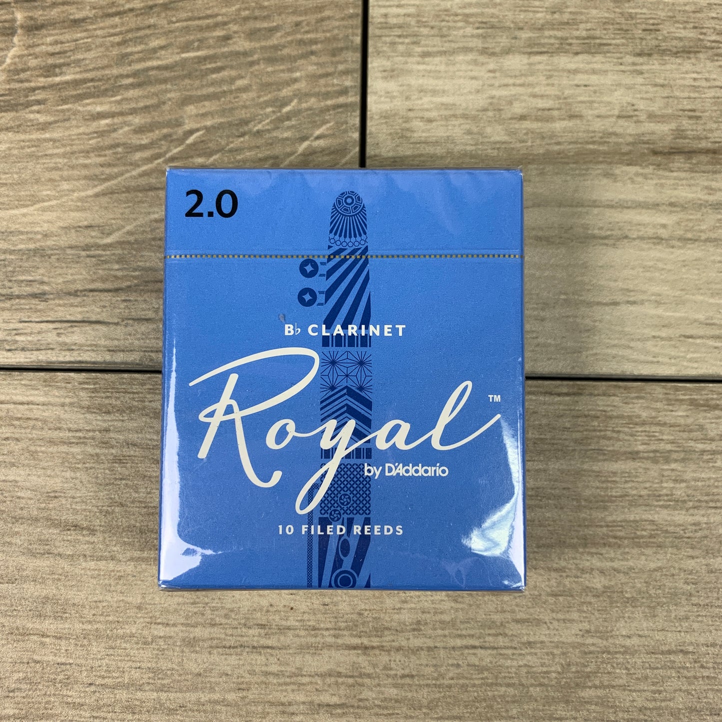 Royal by D'Addario Bb Clarinet Reeds, Strength 2.0 (Box of 10)