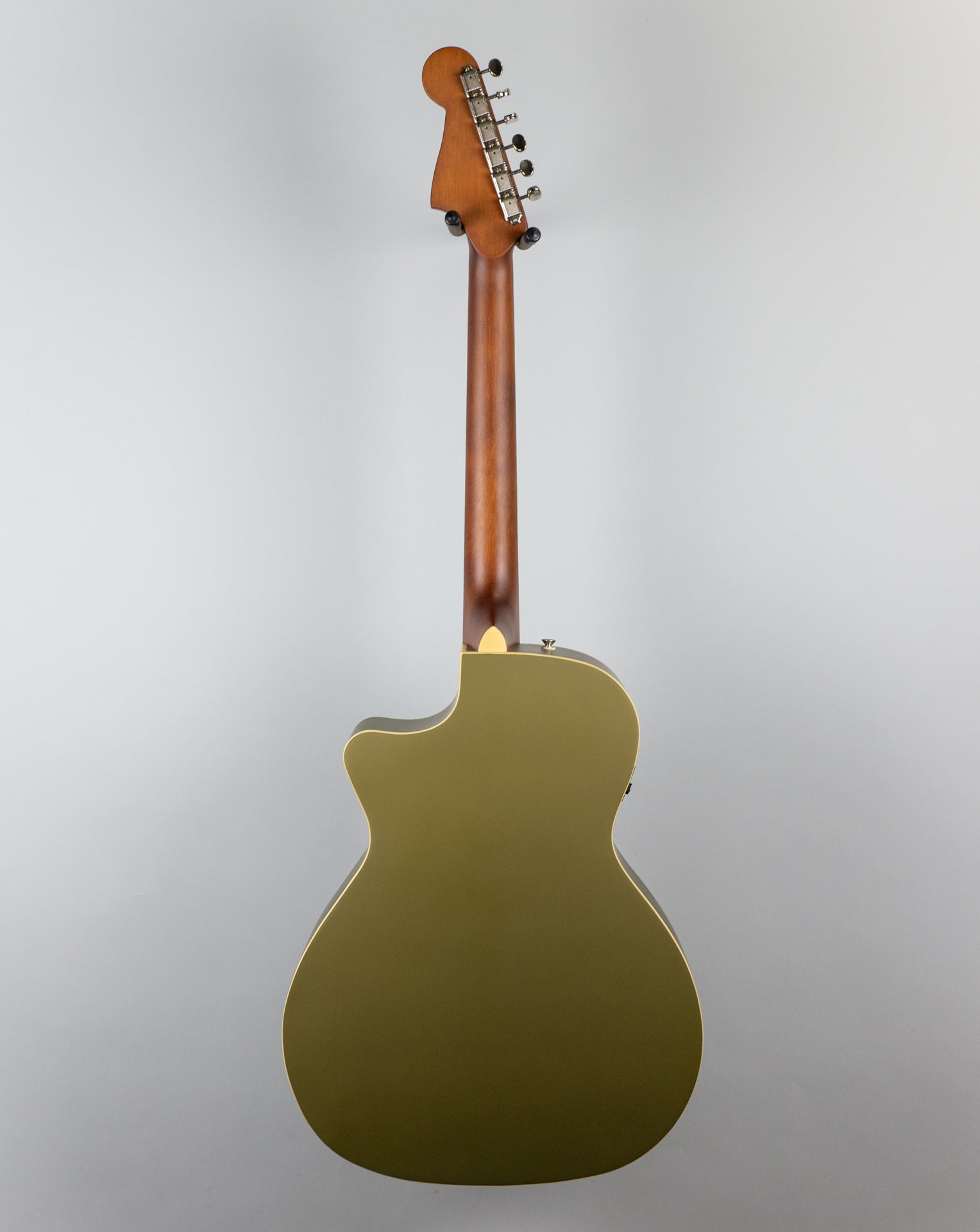 Fender Newporter Player Acoustic/Electric Guitar in Olive Satin